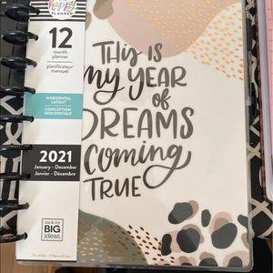Happy Planner 2021 Leopard Horizontal Planner